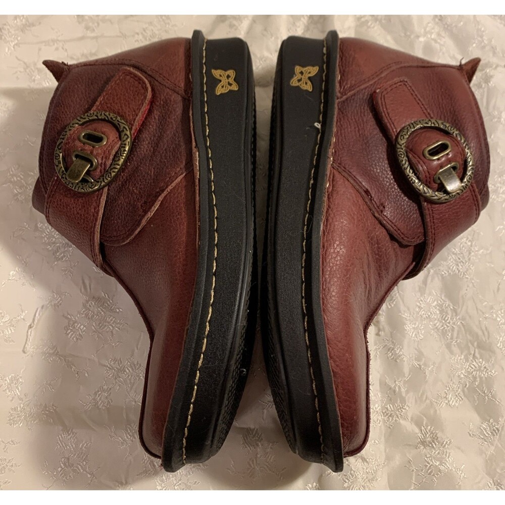 Alegria PG Lite Ankle Boot Womans 8.5 37 Maroon Leather - Picture 4 of 14